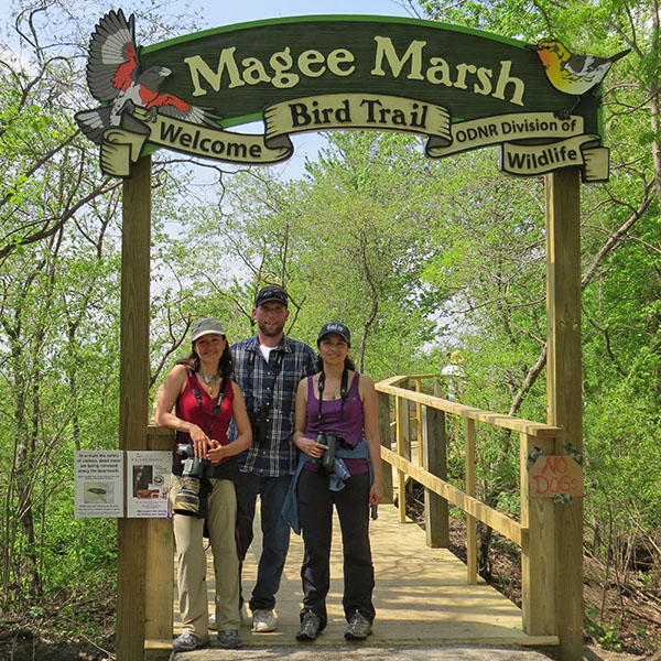 One of the new entrances at Magee Marsh