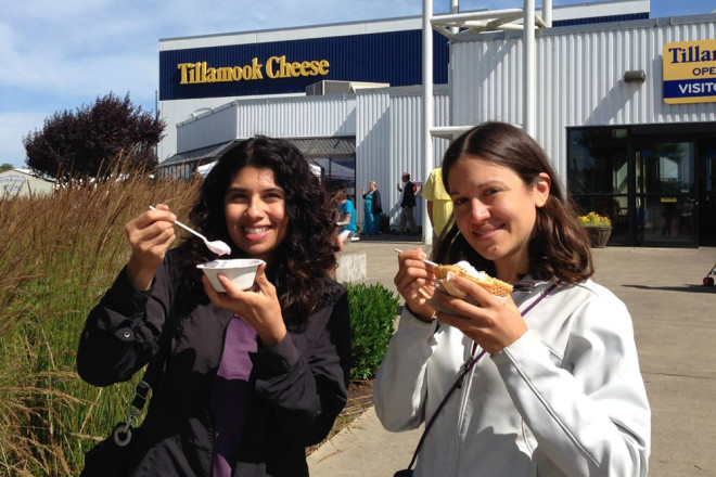 Proof that we had ice cream for breakfast.